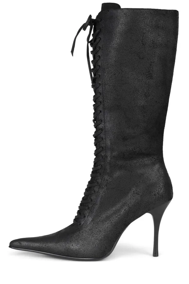 Women Jeffrey Campbell Knee High TieMe