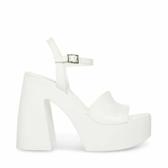 Women JORDANA WHITE PATENT White Patent Steve Madden Heels