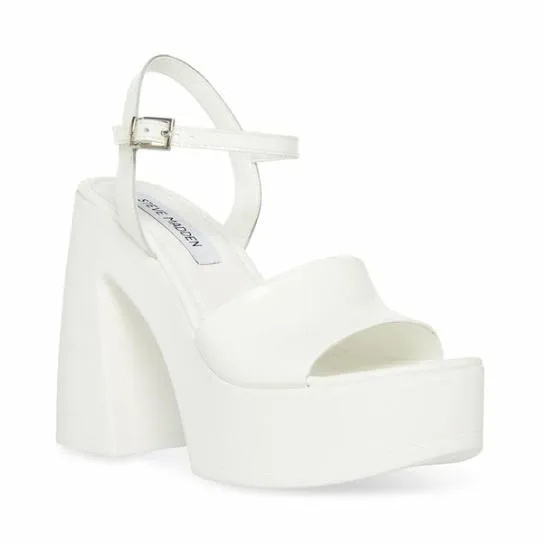 Women JORDANA WHITE PATENT White Patent Steve Madden Heels Women JORDANA WHITE PATENT White Patent Steve Madden Heels