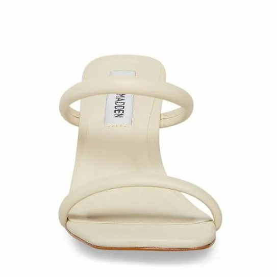 Women JOY WHITE LEATHER White Leather Steve Madden Heels Women JOY WHITE LEATHER White Leather Steve Madden Heels