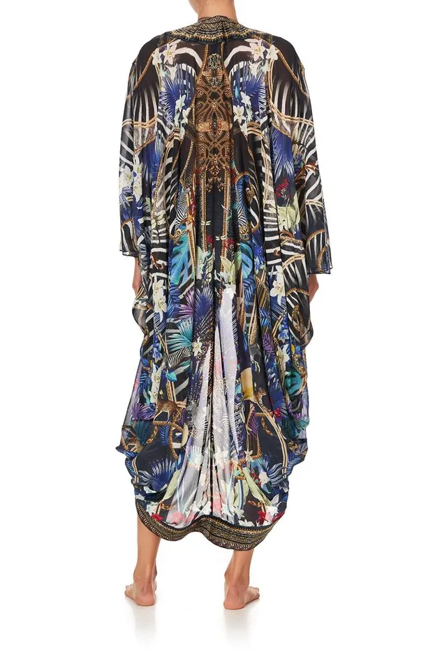Women Kaftans and Coverups Camilla Long Sleeve Long Cape Rainbow Room
