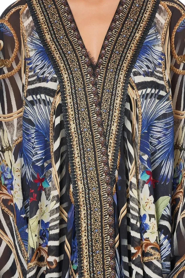 Women Kaftans and Coverups Camilla Long Sleeve Long Cape Rainbow Room