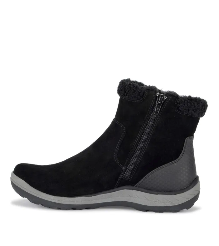 Women Kalina Cold Weather Bootie Black Suede Baretraps Cold Weather Boots