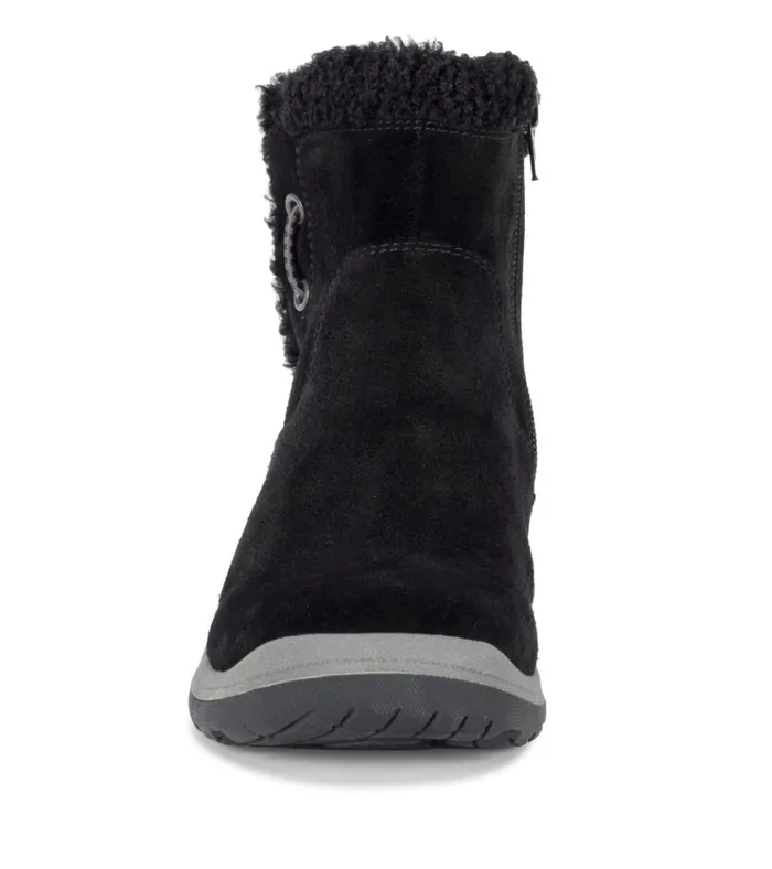 Women Kalina Cold Weather Bootie Black Suede Baretraps Cold Weather Boots