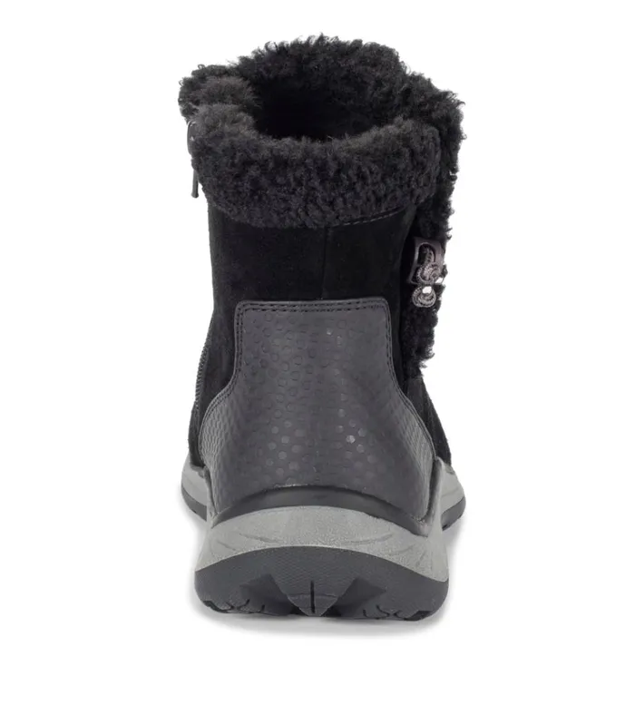 Women Kalina Cold Weather Bootie Black Suede Baretraps Cold Weather Boots