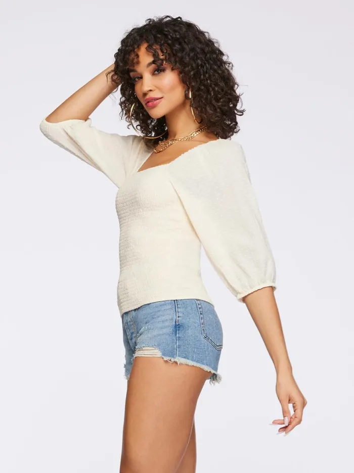 Women Katiya Top In Parchment Jessica Simpson Tops and Tees