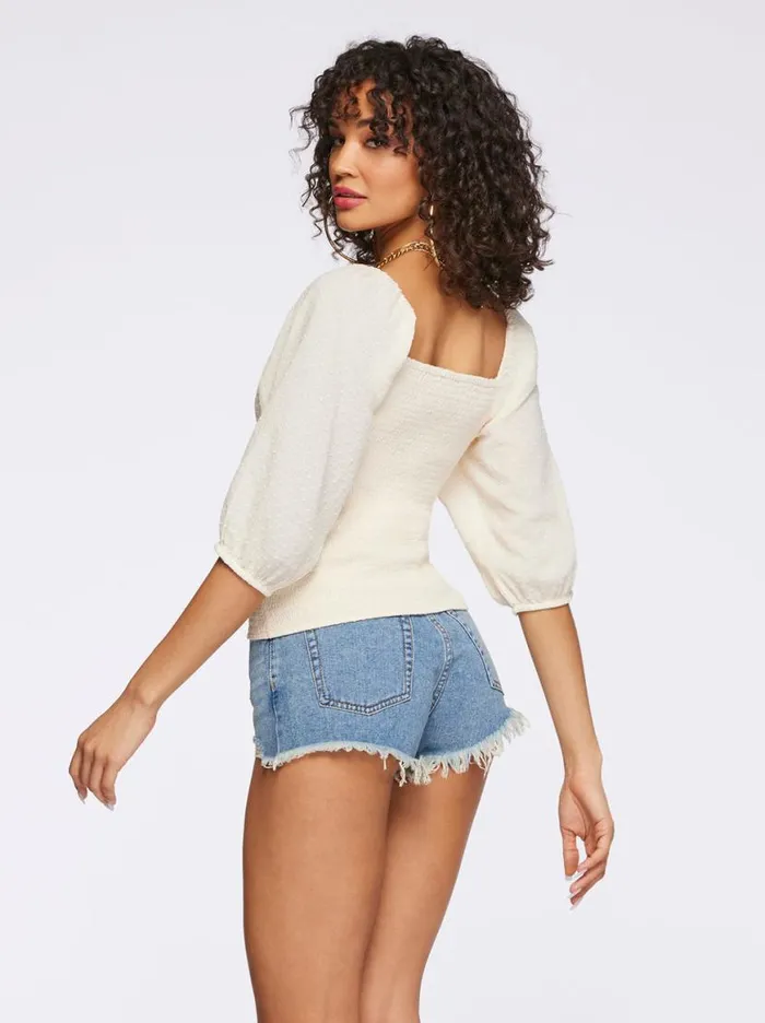 Women Katiya Top In Parchment Jessica Simpson Tops and Tees