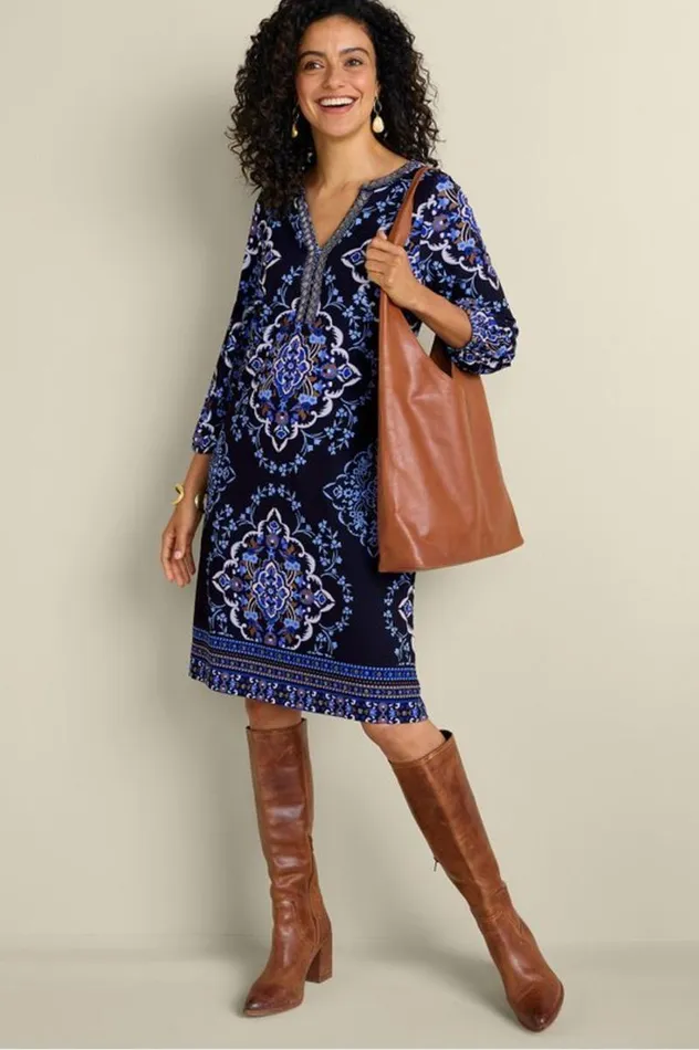 Women Kauri Dress Bay Medallion Soft Surroundings Dresses Women Kauri Dress Bay Medallion Soft Surroundings Dresses