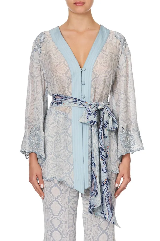 Women Kimonos Camilla Kimono With Shoulder Inserts Bush Diamond