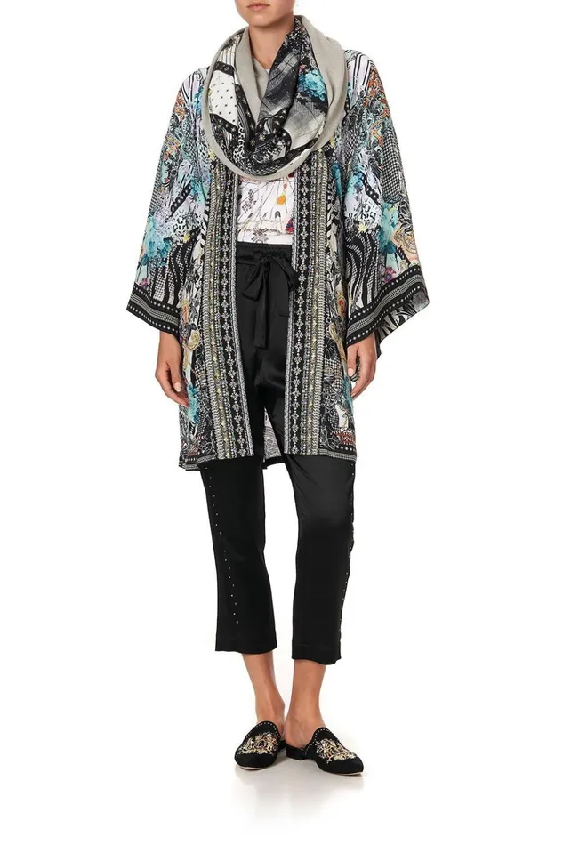 Women Kimonos Camilla Kimono With Tie Belt Think Kinks