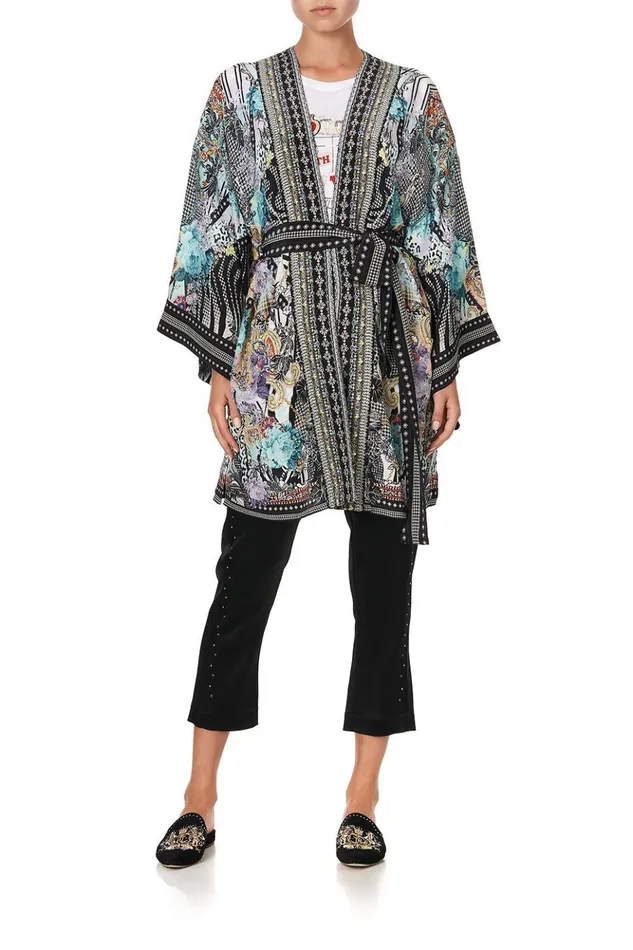 Women Kimonos Camilla Kimono With Tie Belt Think Kinks