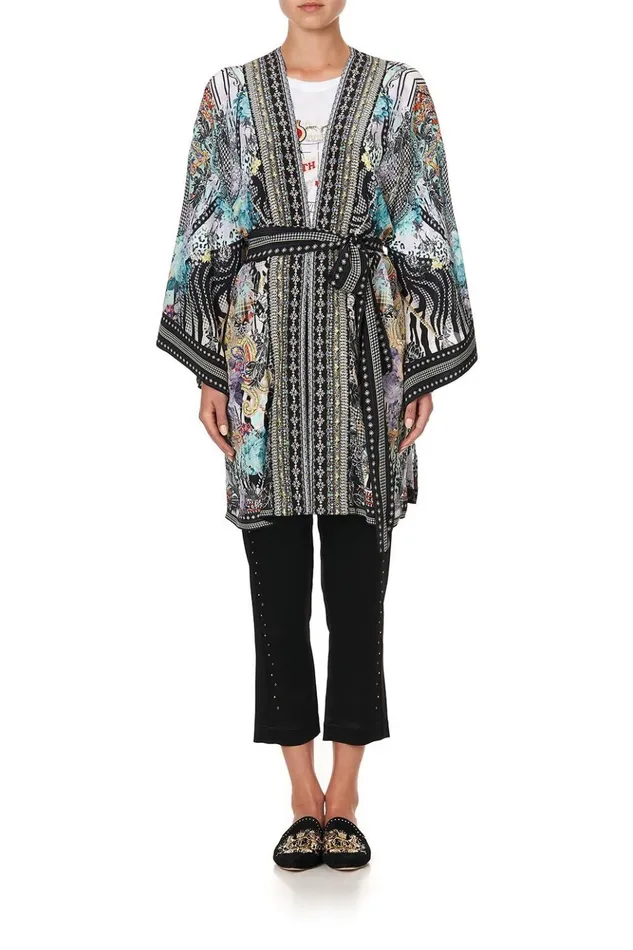 Women Kimonos Camilla Kimono With Tie Belt Think Kinks