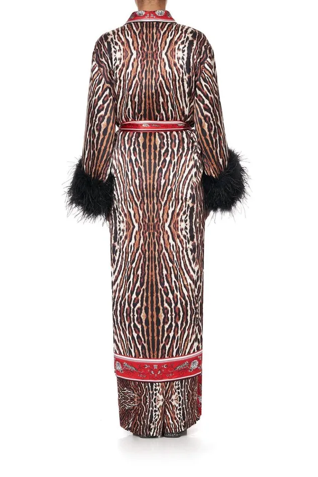 Women Kimonos Camilla Long Robe W Flared Sleeve Pirate Punk