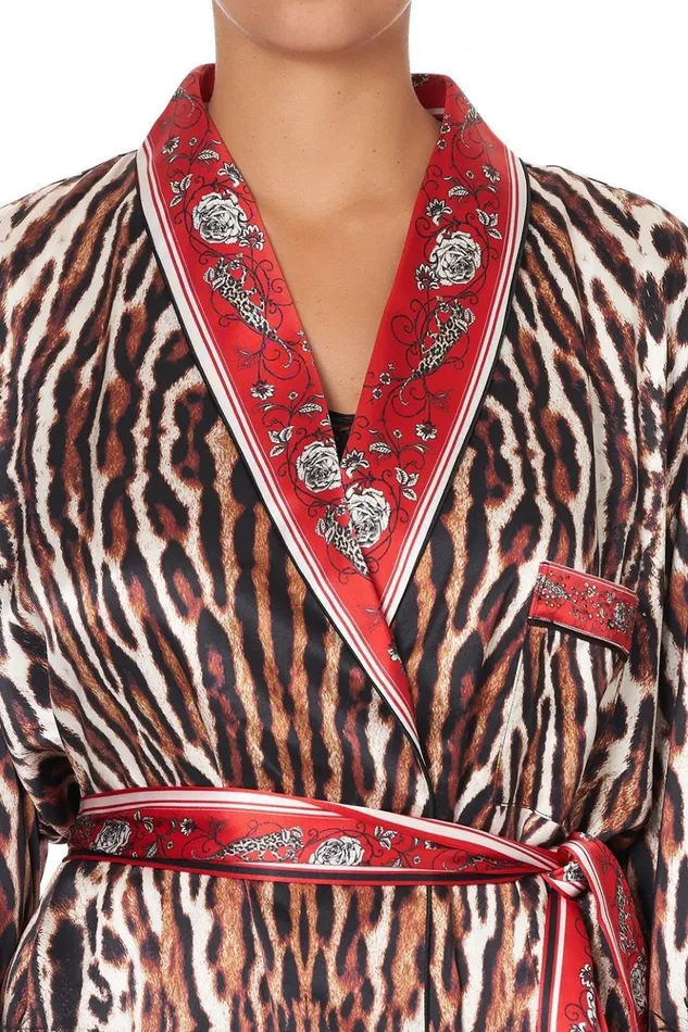Women Kimonos Camilla Long Robe W Flared Sleeve Pirate Punk
