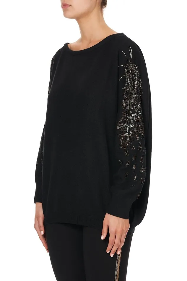Women Knitwear Camilla Off Shoulder Dolman Knit Jumper Abingdon Palace