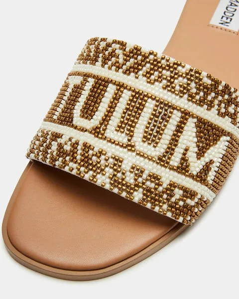 Women KNOX BROWN BEADS Brown Multi Steve Madden Sandals Women KNOX BROWN BEADS Brown Multi Steve Madden Sandals