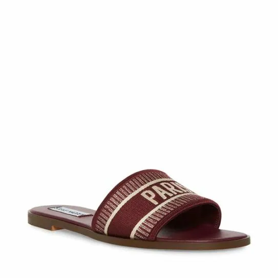 Women KNOX BURGUNDY MULTI Burgundy Multi Steve Madden Sandals