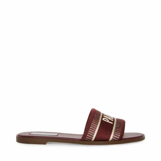Women KNOX BURGUNDY MULTI Burgundy Multi Steve Madden Sandals Women KNOX BURGUNDY MULTI Burgundy Multi Steve Madden Sandals