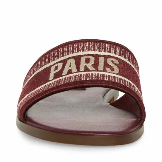 Women KNOX BURGUNDY MULTI Burgundy Multi Steve Madden Sandals Women KNOX BURGUNDY MULTI Burgundy Multi Steve Madden Sandals