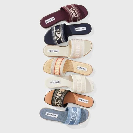 Women KNOX BURGUNDY MULTI Burgundy Multi Steve Madden Sandals Women KNOX BURGUNDY MULTI Burgundy Multi Steve Madden Sandals