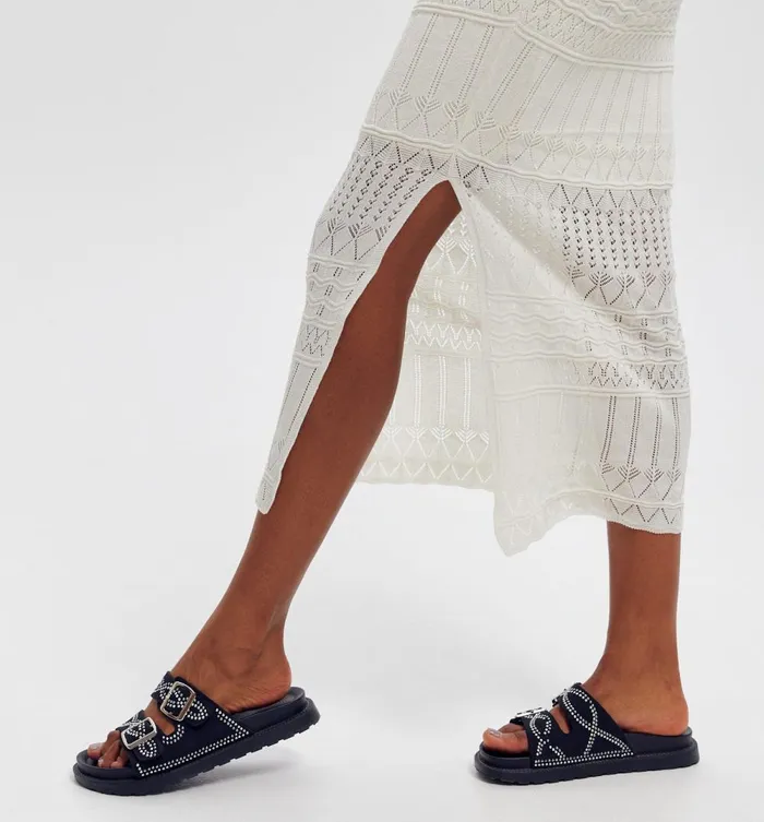 Women Lace Knit Skirt 8211 Ecru Promod Skirts Women Lace Knit Skirt 8211 Ecru Promod Skirts