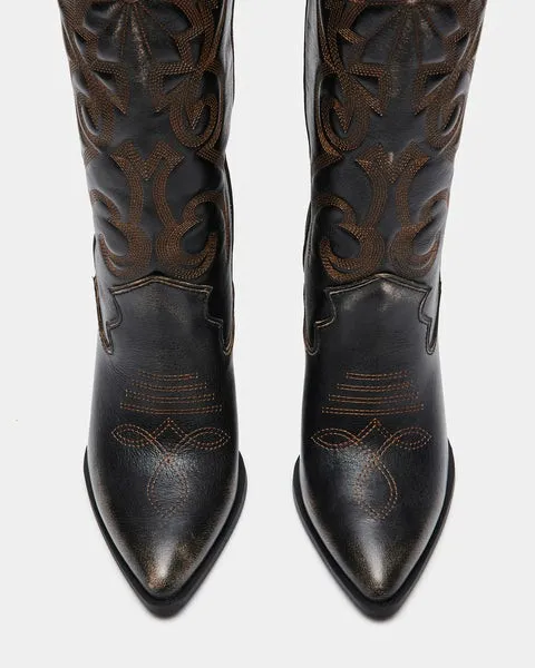 Women LASSO BROWN DISTRESSED Brn Distressed Steve Madden Boots and Booties Women LASSO BROWN DISTRESSED Brn Distressed Steve Madden Boots and Booties