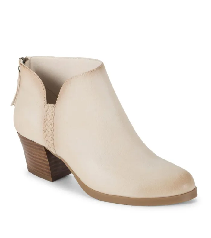 Women Lauryn Block Heel Ankle Bootie Milkyway Baretraps Booties