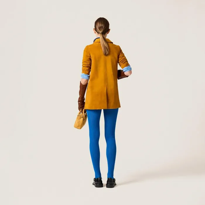 Women Leather Miu Miu Suede Coat Whiskey Women Leather Miu Miu Suede Coat Whiskey