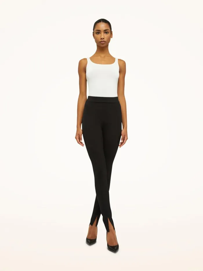 Women Leggings and Bikers Wolford Midnight Grace Leggings Black