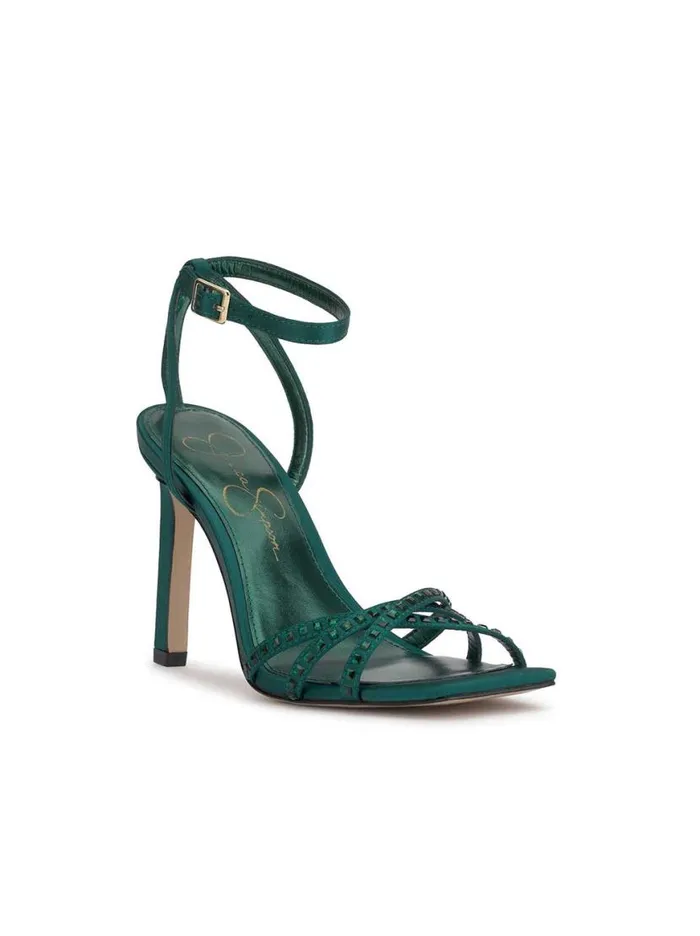 Women Leonah High Heel Sandal In Evergreen Jessica Simpson Sandals