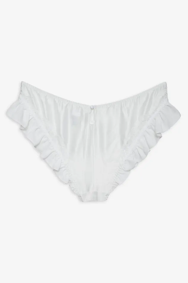 Women Lingerie For Love and Lemons Butterfly Lace Ruffle Cheeky Panty White Women Lingerie For Love and Lemons Butterfly Lace Ruffle Cheeky Panty White