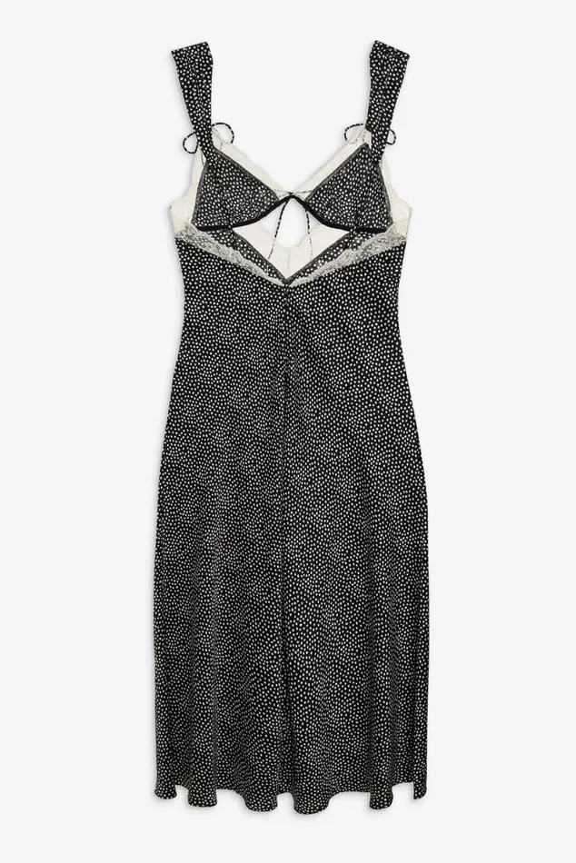 Women Lingerie For Love and Lemons Evangeline Midi Slip Dress Black Women Lingerie For Love and Lemons Evangeline Midi Slip Dress Black