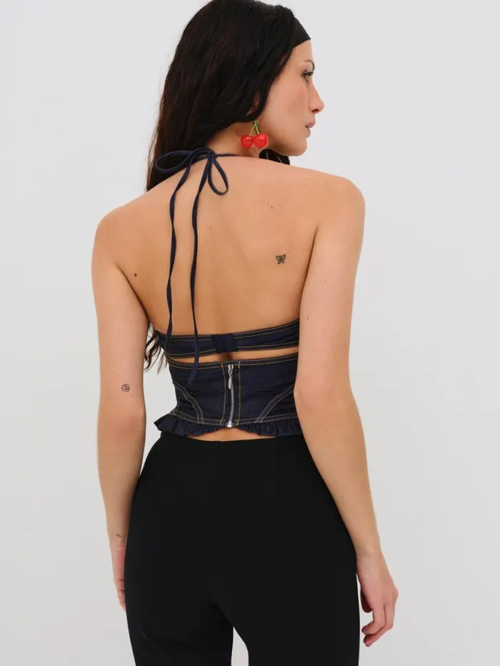 Women Lingerie For Love and Lemons Iris Bustier Blue Women Lingerie For Love and Lemons Iris Bustier Blue
