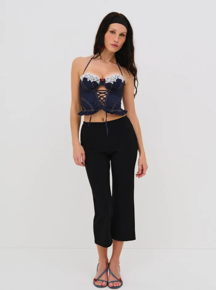 Women Lingerie For Love and Lemons Iris Bustier Blue Women Lingerie For Love and Lemons Iris Bustier Blue