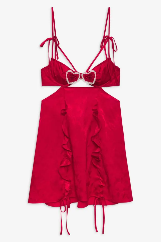 Women Lingerie For Love and Lemons Velma Slip Dress Red Women Lingerie For Love and Lemons Velma Slip Dress Red