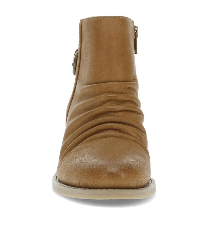 Women Linnea Block Heel Bootie Light Rust Baretraps Booties