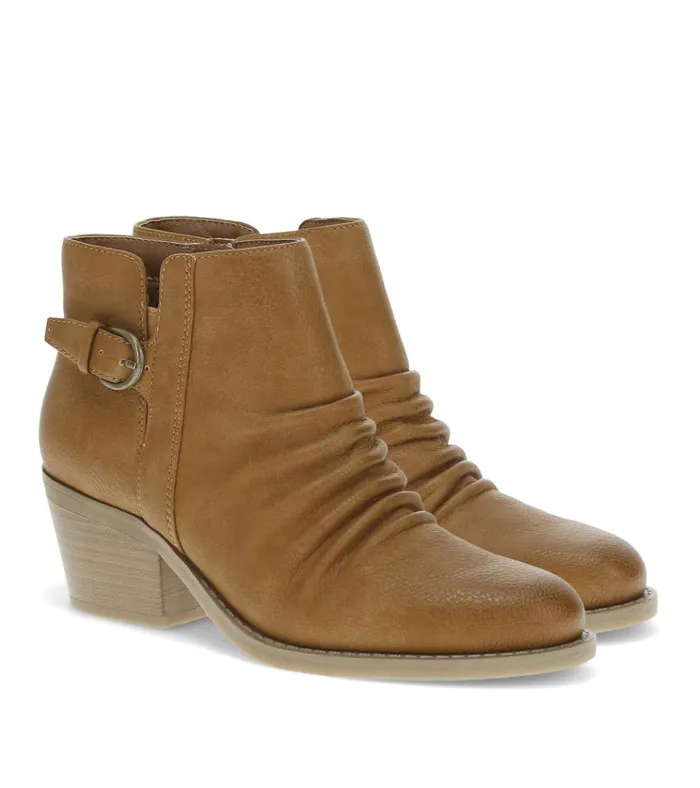 Women Linnea Block Heel Bootie Light Rust Baretraps Booties