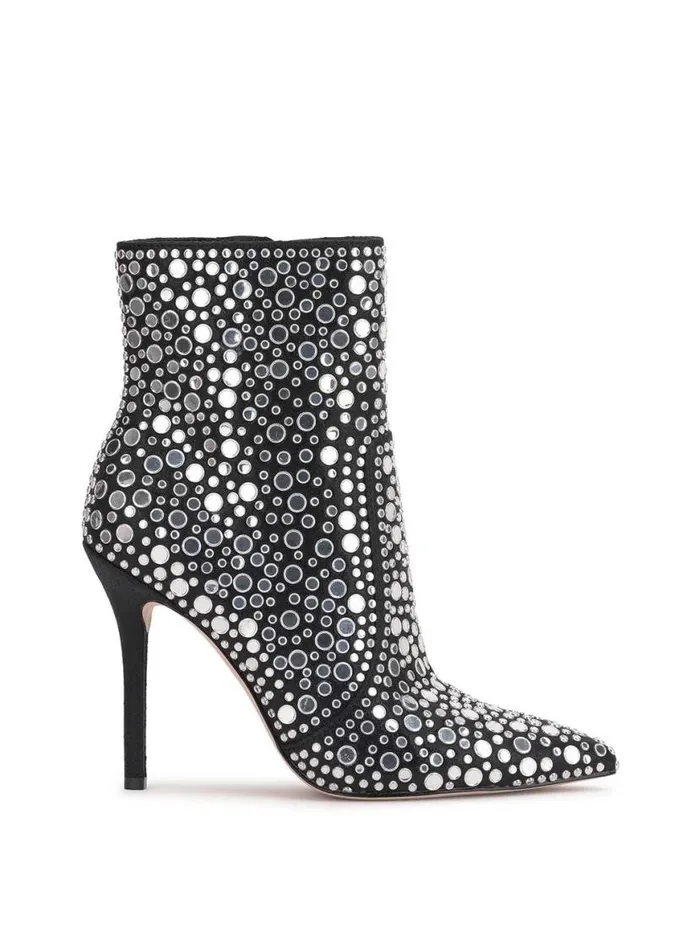 Women Lirya Bootie In Black Shimmer Jessica Simpson Boots and Booties
