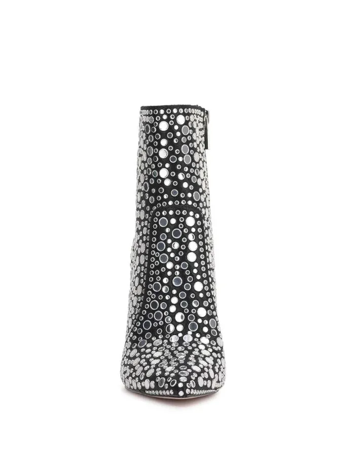 Women Lirya Bootie In Black Shimmer Jessica Simpson Boots and Booties