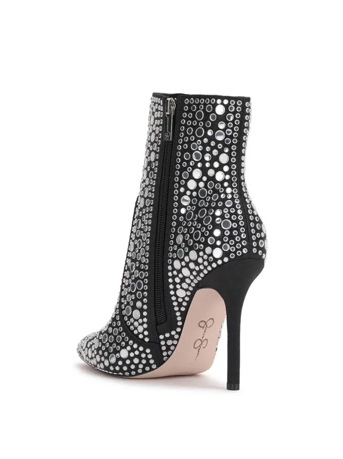 Women Lirya Bootie In Black Shimmer Jessica Simpson Boots and Booties
