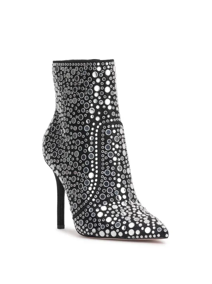 Women Lirya Bootie In Black Shimmer Jessica Simpson Boots and Booties