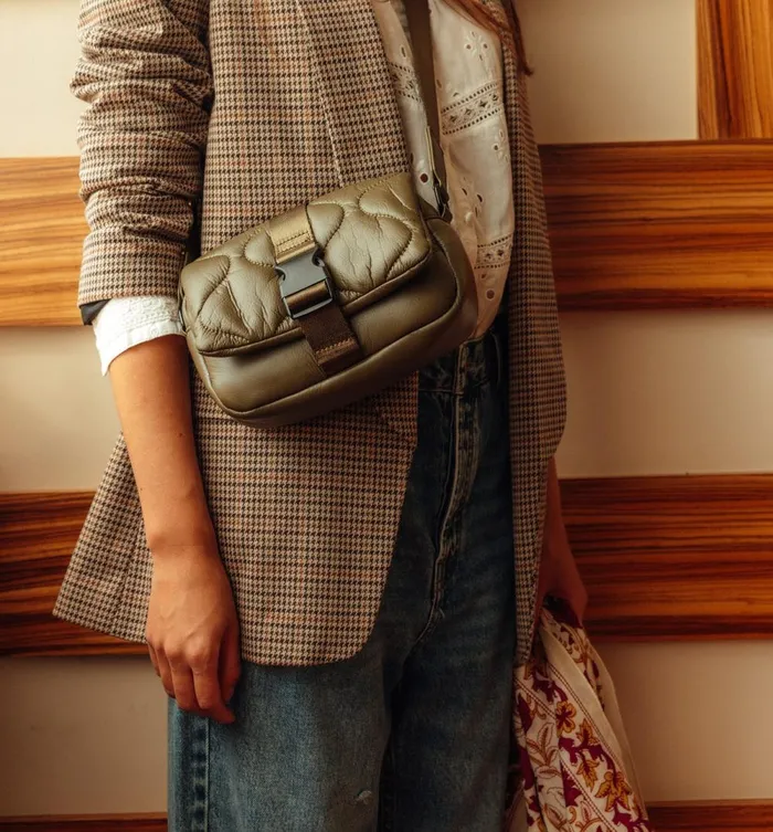 Women Little Fashion Handbag 8211 Khaki Promod Bags