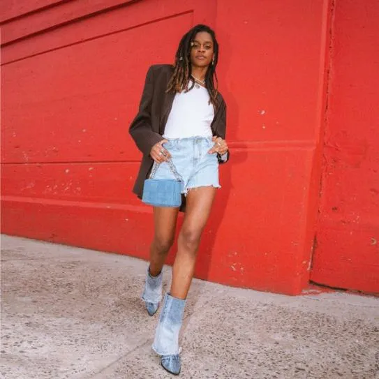 Women LIVVY DENIM FABRIC Denim Fabric Steve Madden Boots and Booties Women LIVVY DENIM FABRIC Denim Fabric Steve Madden Boots and Booties