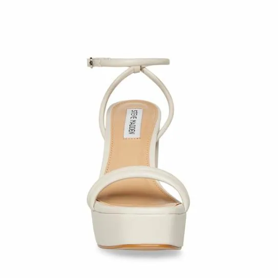 Women LOFTY BONE LEATHER Bone Leather Steve Madden Heels Women LOFTY BONE LEATHER Bone Leather Steve Madden Heels