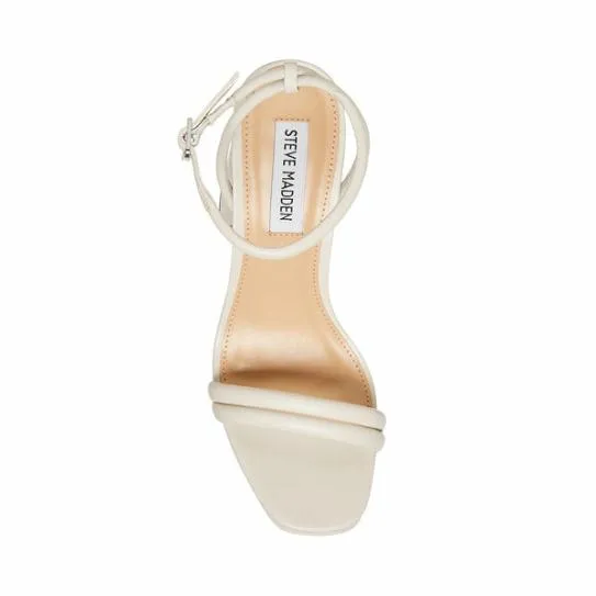 Women LOFTY BONE LEATHER Bone Leather Steve Madden Heels Women LOFTY BONE LEATHER Bone Leather Steve Madden Heels