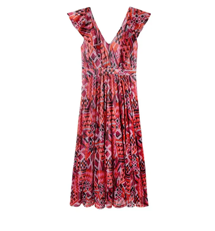 Women Long Dress With Glitz 8211 Multicolour Print Promod Dresses Women Long Dress With Glitz 8211 Multicolour Print Promod Dresses