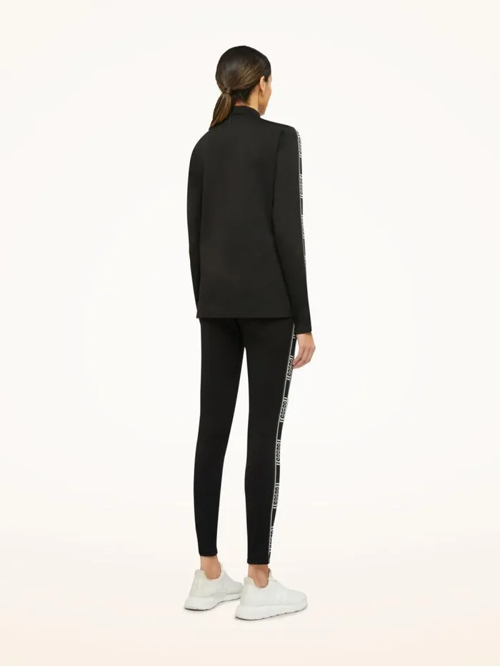 Women Longsleeved Tops Wolford Thermal Top Long Sleeves Black