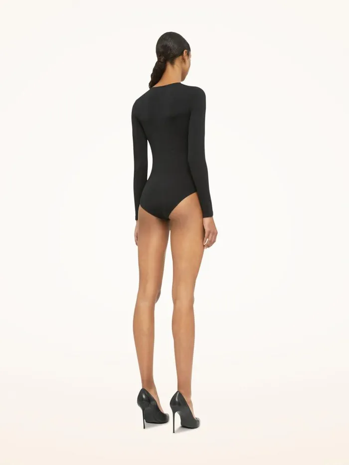 Women Longsleeve Bodies Wolford Berlin Body Black