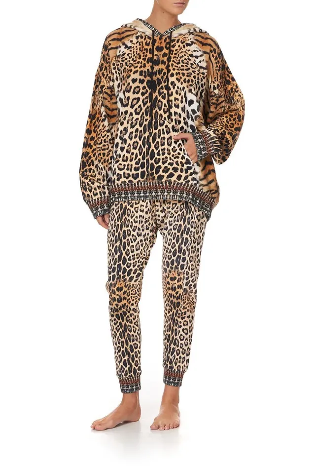 Women Loungewear Camilla Oversized Boyfriend Hoodie Jaguar