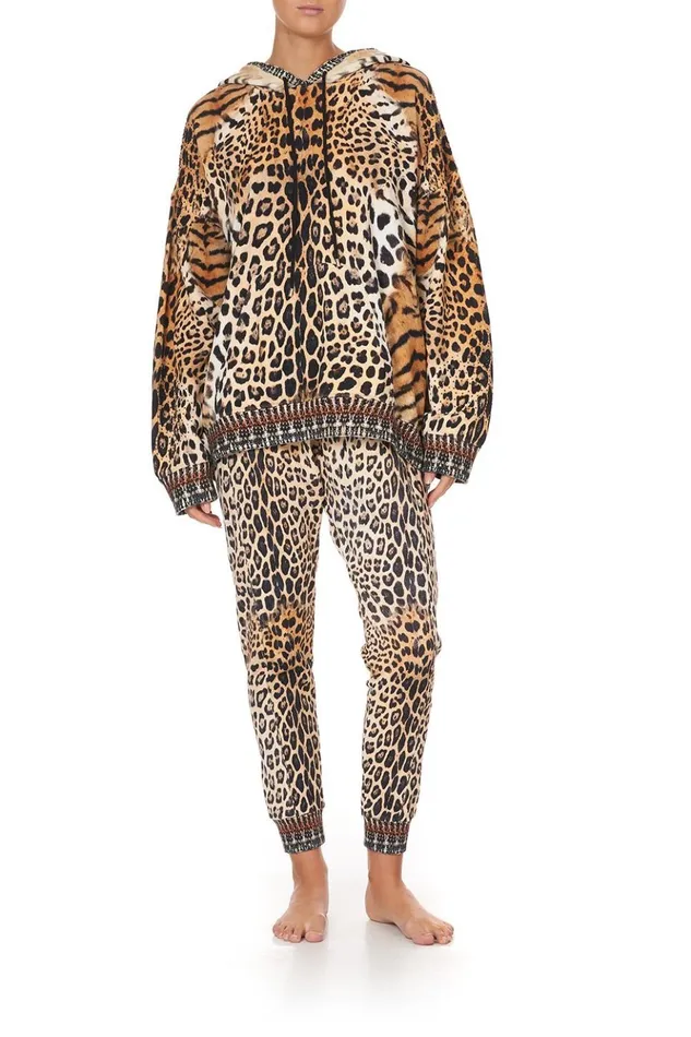 Women Loungewear Camilla Oversized Boyfriend Hoodie Jaguar